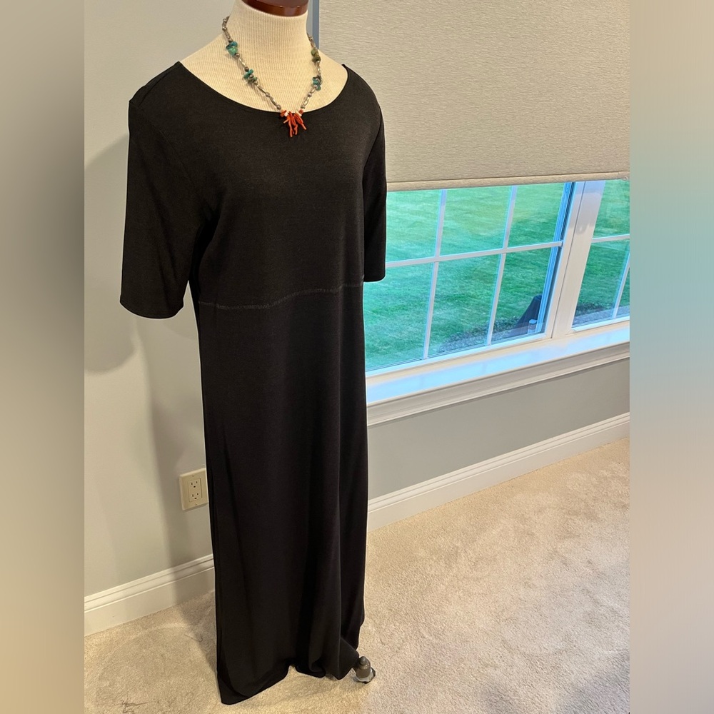 Easy fit full length dress